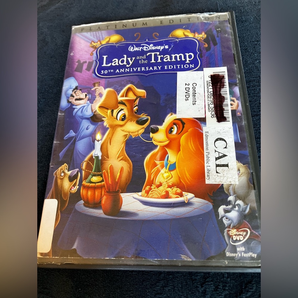 Disney’s The Lady & The Tramp on DVD
50th anniversary edition